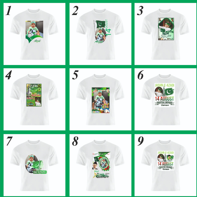 CUSTOMIZED AZAADI SHIRTS