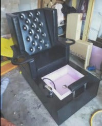 Diamond-Tufted Shampoo Backwash Station