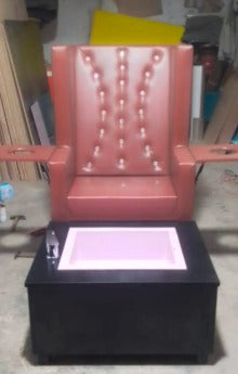 Pedicure Station with Integrated Basin