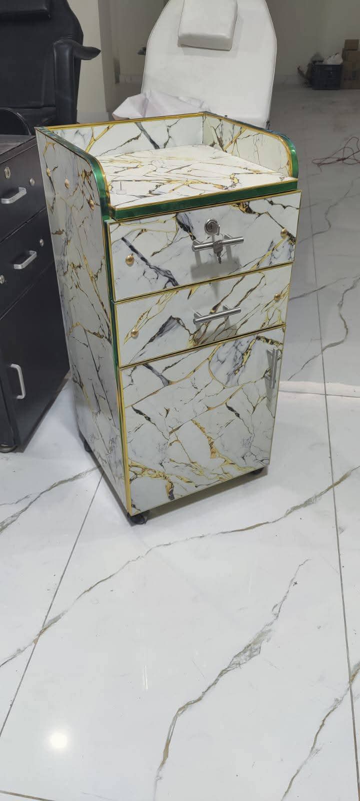 Salon Storage Trolley with Drawers