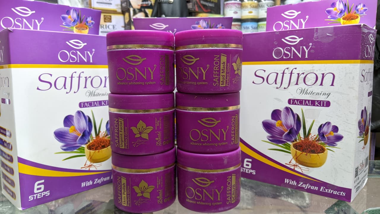 OSNY Saffron Whitening 6-Step Facial Kit