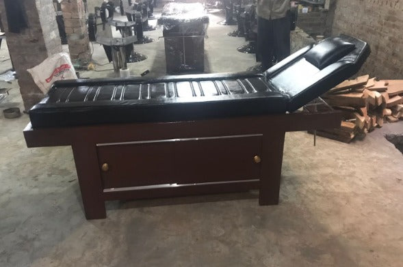 Brown Wooden Massage & Facial Bed