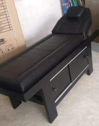 Brown Wooden Massage & Facial Bed